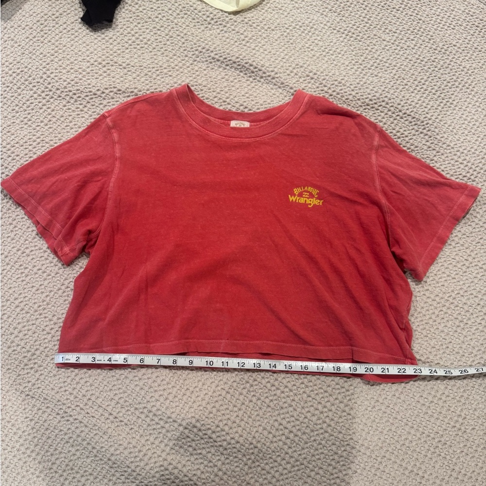 Wrangler Red Crop Top